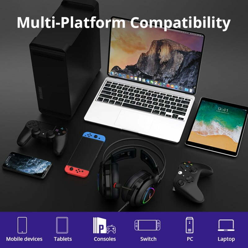 Glary alpha multi platform gaming headphone for gaming pc and consoles - Image 4