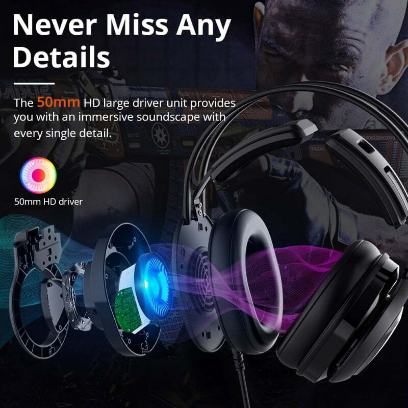 Glary alpha multi platform gaming headphone for gaming pc and consoles - Image 2
