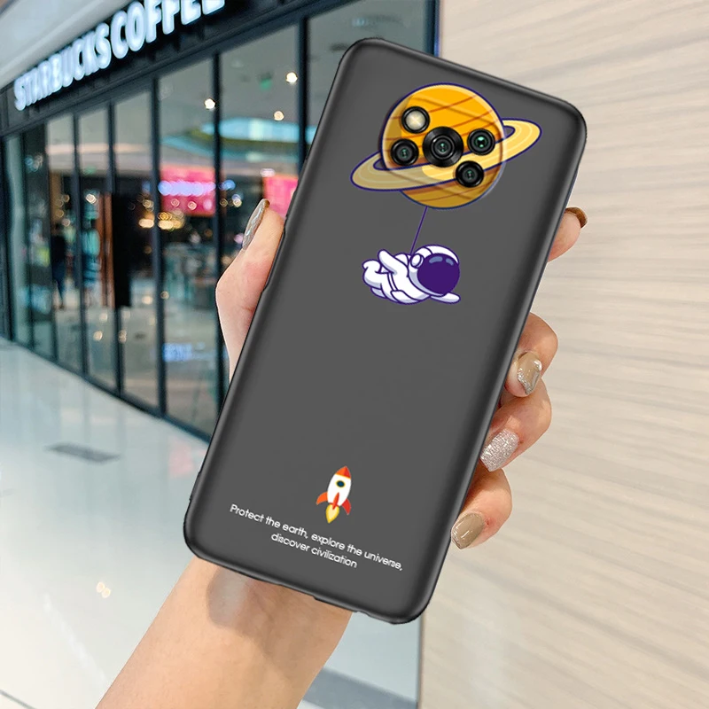 Funda Xiomi Xiaomi Series Case Cute Astronaut Phone Case Cover - Image 3